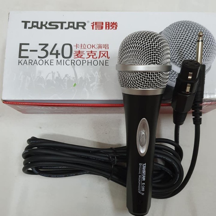 Micro karaoke có dây Takstar E-340 , Âm thanh cực chuẩn , Sản phẩm cao cấp , bảo hành chính hãng 5 năm