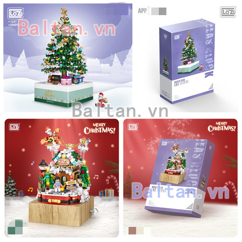 Hộp nhạc phong cách Giáng Sinh 1237/1238/Christmas