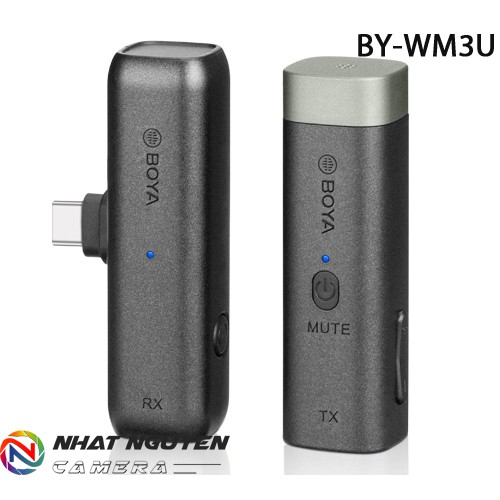 BOYA BY WM3U - Micro không dây dành cho máy ảnh và thiết bị Android (2,4 GHz)