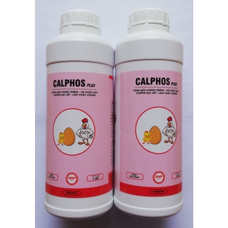 1 Lít Calphos  Plus Tăng sản lượng trứng, vỏ chắc dày, chống bại liệt, làm chắc xương