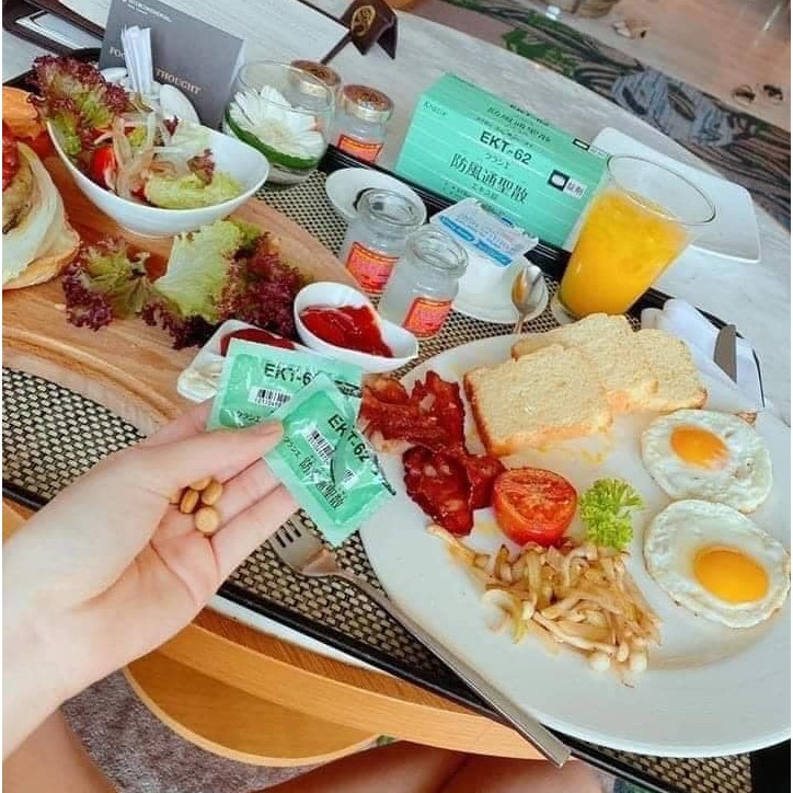 Viên Uống Giảm Cân Tiêu Mỡ EKT62 - Giảm Mỡ Bụng EKT 62 Nhật Bản - hangxachtaybaoanshop