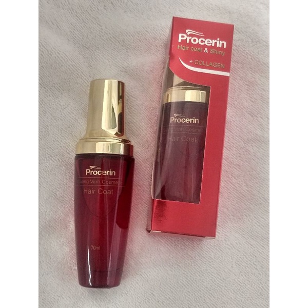 Tinh dầu dưỡng tóc cao cấp Procerin 70ml. cung cấp collagen, dầu argan dành cho tóc uốn.