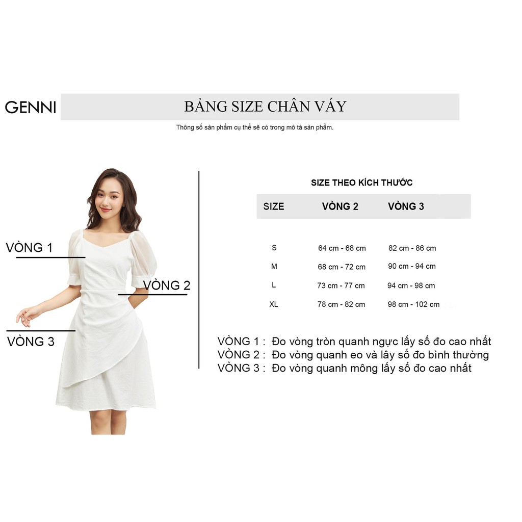 [Mã WABRLOW5 giảm 15% đơn 300K] Chân váy đuôi cá GV008 - Genni | BigBuy360 - bigbuy360.vn