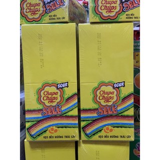 Kẹo Dẻo Chua Cầu Vồng Chupa Chups Hộp 48 Thanh