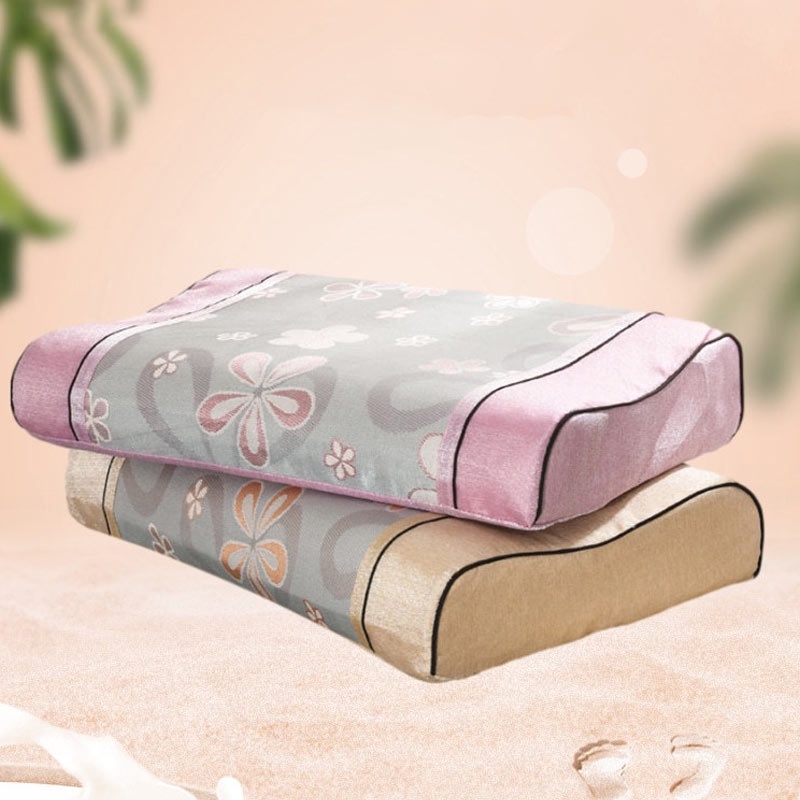 Vỏ Gối Chất Liệu Cao Su Latex Phối Lụa Mát Kích Thước 30x50CM/40x60CM Cho Người Lớn Và Trẻ Em