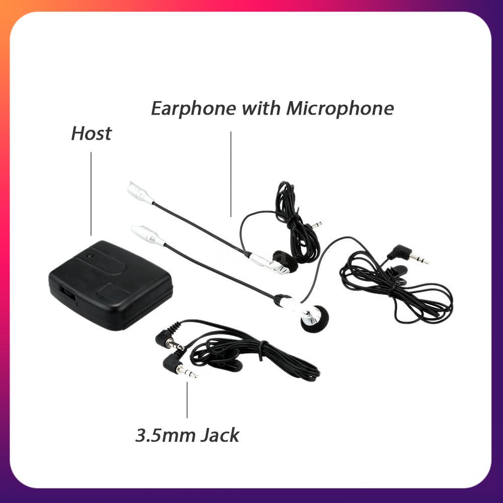 Tai nghe đàm thoại hai chiều gắn nón bảo hiểm mô tô tiện dụng