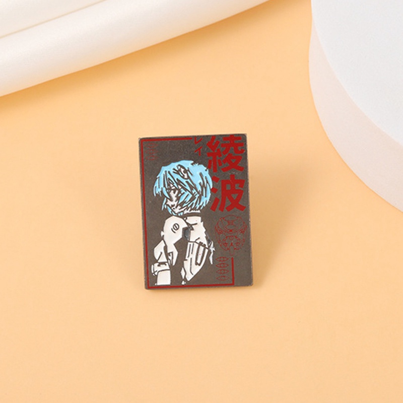Tmdbyx Ghim Cài Áo Trang Trí Hình Nhân Vật Anime Evangelion Rei Ayanami Tráng Men EVA 0 Unit 00