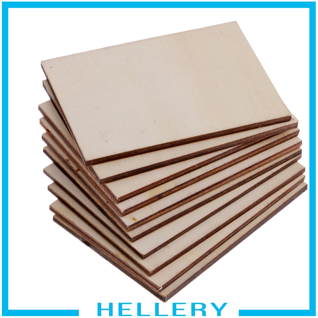 Bộ 10 khối gỗ dùng ghi tên/ đánh số/ làm bảng thông báo độc đáo trang trí nhà cửa DIY