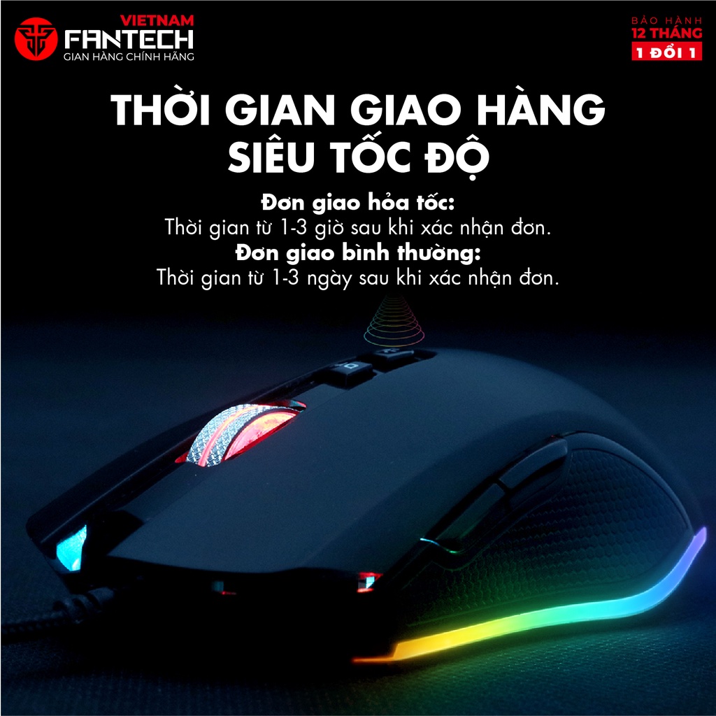 Chuột Gaming Fantech ZEUS X5S ( LED Chroma + phần mềm riêng ) - Hàng phân phối chính hãng