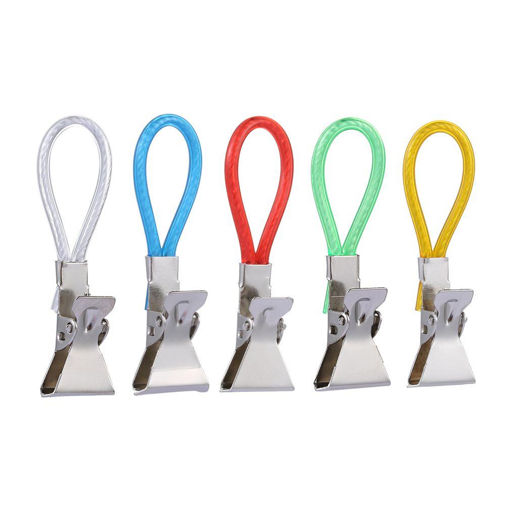 Set 5 Giá Đỡ Kẹp Treo Khăn Tắm Bằng Kim Loại