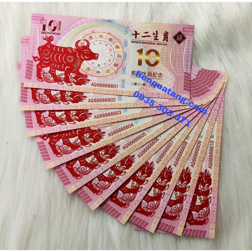 Combo 10 Tờ Tiền Hình Con Trâu 10 Macao Lưu Niệm 2021 - Tặng Kèm Bao Lì Xì | BigBuy360 - bigbuy360.vn