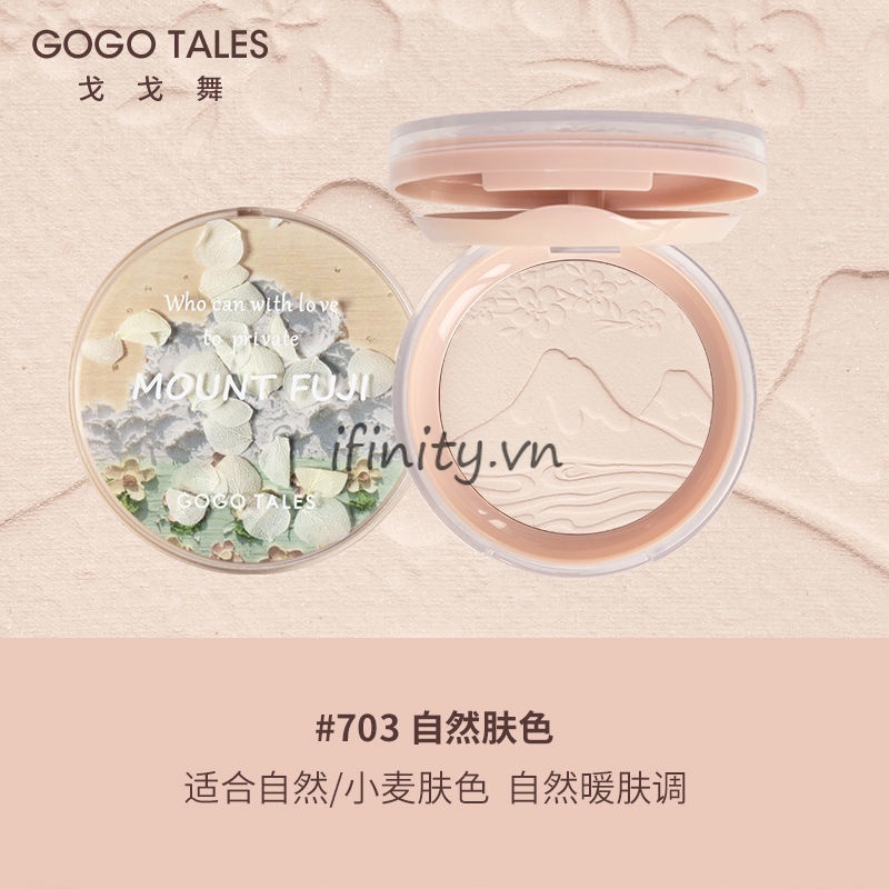 ✨Phấn phủ kiềm dầu Gogotales Mount Fuji Chống Thấm Nước Lâu Trôi Kiềm Dầu soát dầu nhiều màu tùy chọn