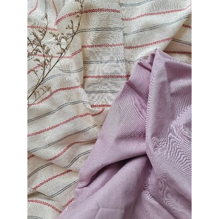 Vải  Linen bột tím pastel