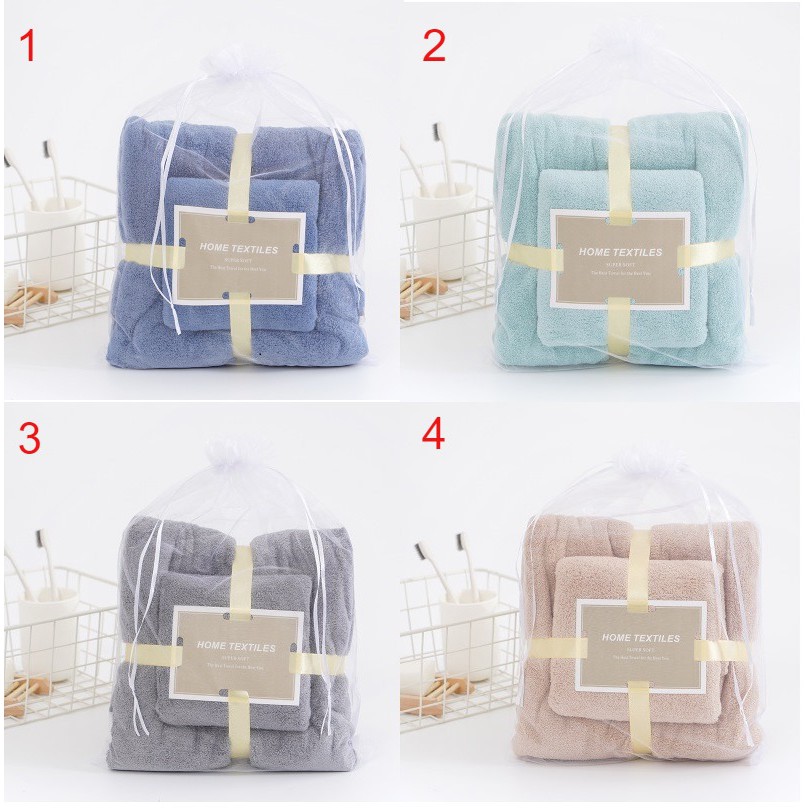 Combo 10 set khăn lông cừu Home