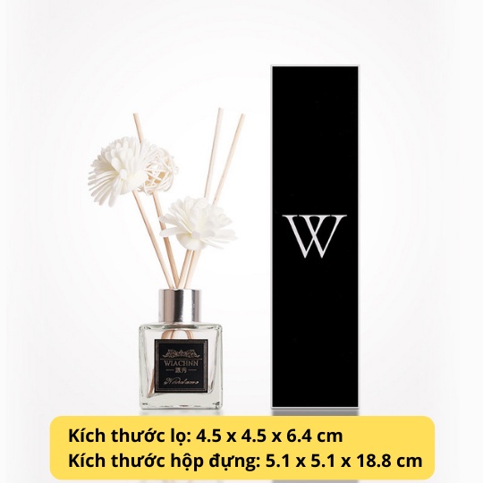 Tinh Dầu Thơm Phòng Lọ Khuếch Tán Nước Hoa WIACHNN 50ML Thơm Để Phòng Ngủ Sang Trọng KT32