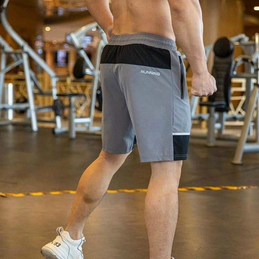 Quần đùi nam vải dù, quần short mặc ở nhà kiểu dáng thể thao nhiều mẫu luty ms01