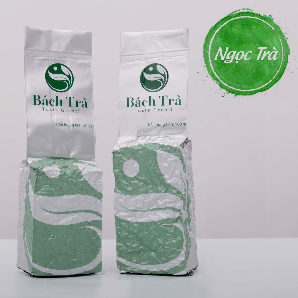 [Hàng công ty] Ngọc Trà - Trà xanh nguyên chất búp 1 tôm không chất bảo quản - 100g/200g/500g