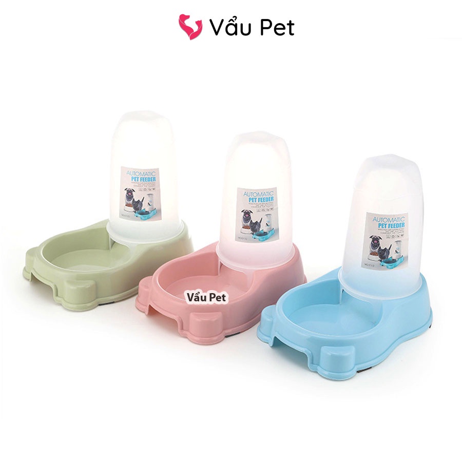 Khay đựng thức ăn nước uống tự động cho chó mèo - Khay ăn chó mèo thú cưng Vẩu Pet Shop