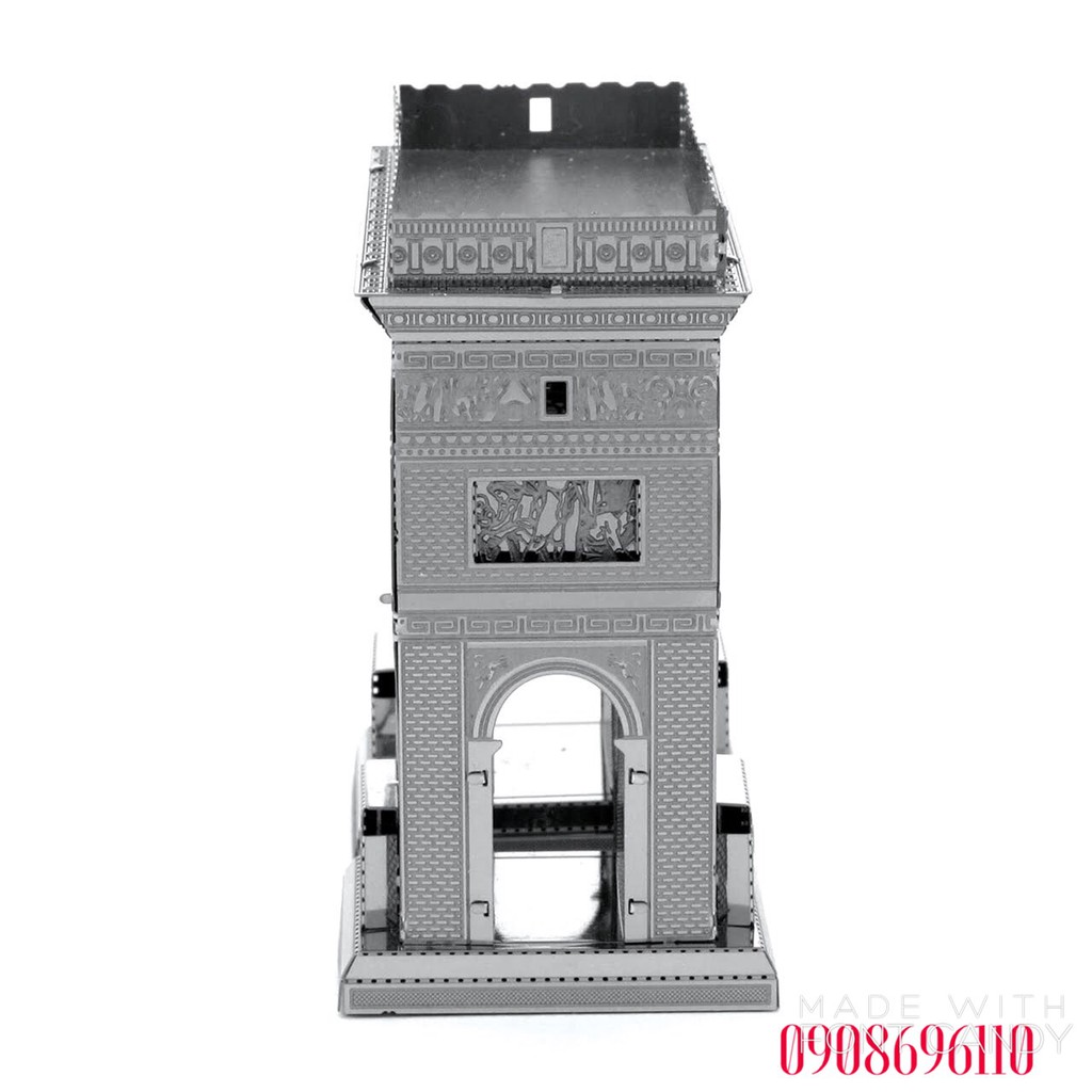 MÔ HÌNH 3D KIM LOẠI đồ chơi lắp ráp Cồng pháp Arc de Triomphe, đồ chơi xếp hình