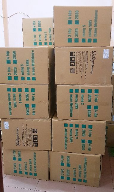 Hộp 50 Khẩu Trang Niva 4 lớp (có ảnh thật, hàng thật 100%)