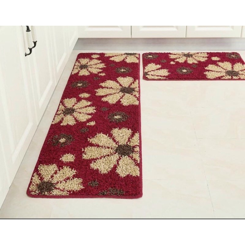 Bộ 2 Thảm Bếp Cao Cấp Size 1m2 và 1m5