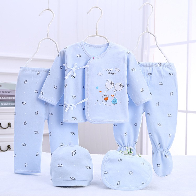 SET đồ sơ sinh 5 món cho bé 5kg - 11kg