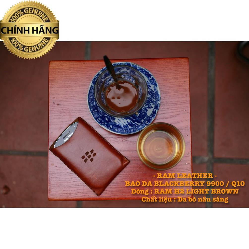 Bao da điện thoại da bò RAM H2 cho Blackberry Q10 – 9900 .