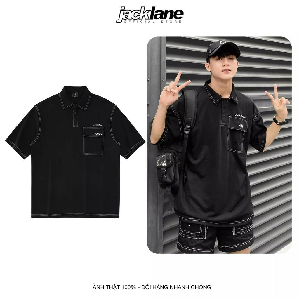 Áo Polo Oversize WONDER, Áo polo form rộng unisex, Local Brand JACK LANE