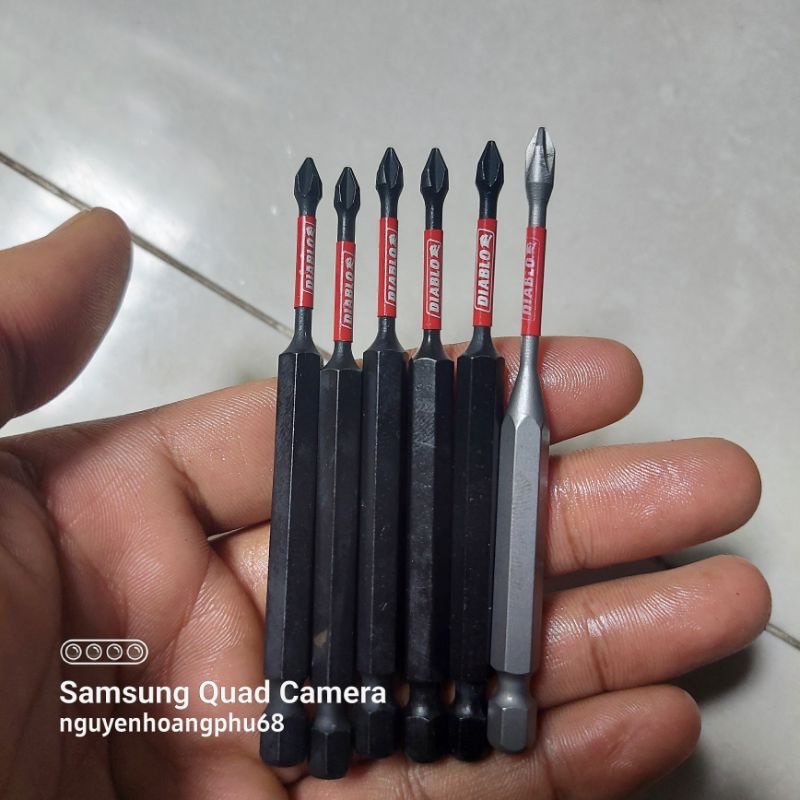 Mũi vít DIABLO đầu nhỏ thích hợp cho vít nhỏ dài 90mm có từ