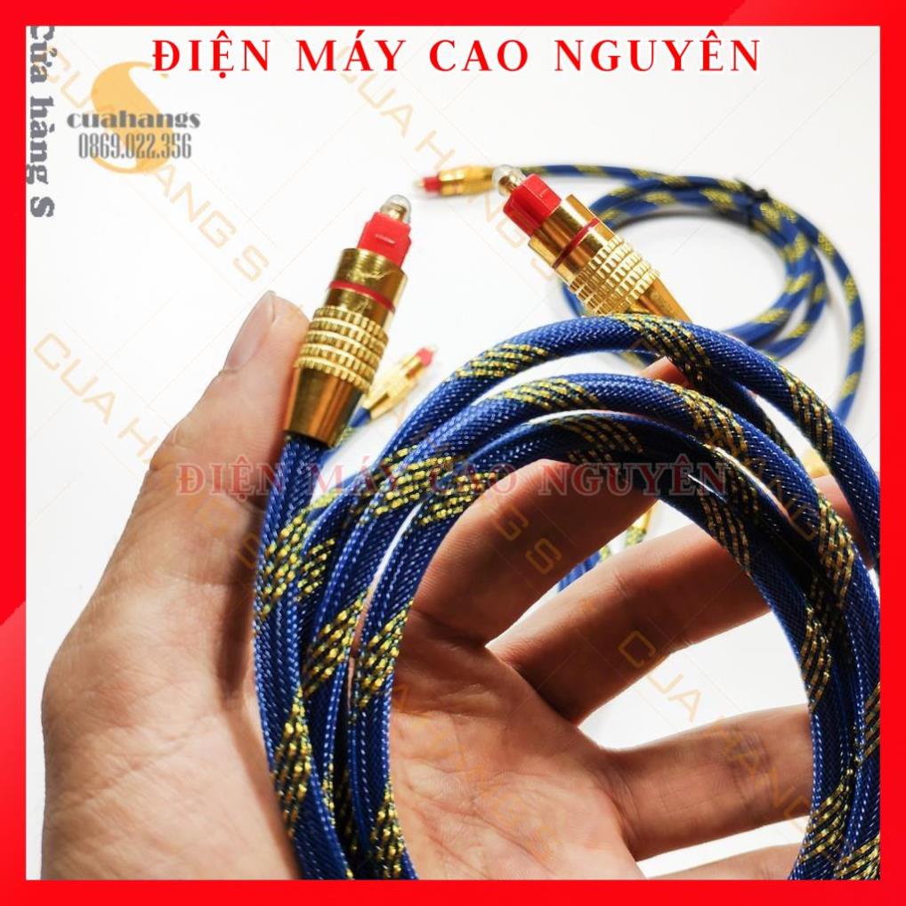 Dây cáp âm thanh Optical, dây quang bọc sợi chất lượng cao - Toslink nhiều màu