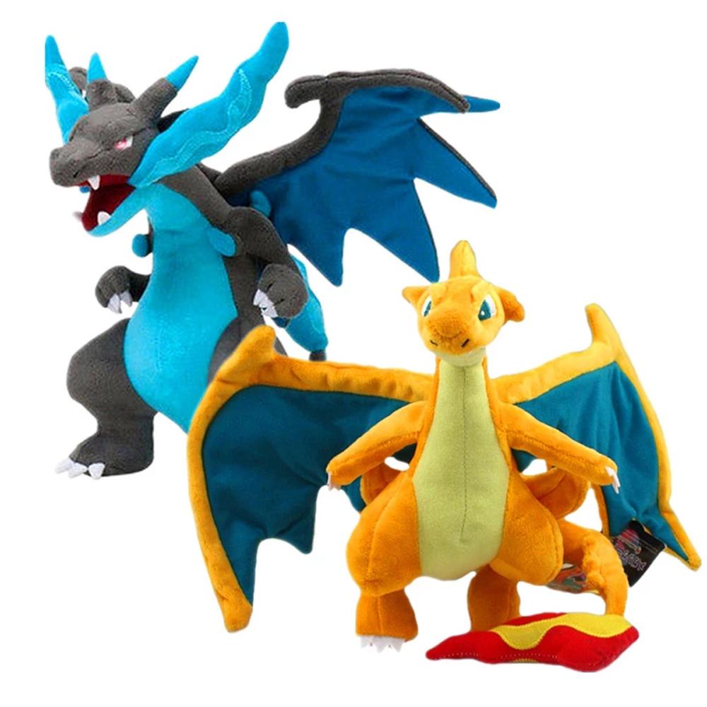Thú Nhồi Bông Hình Nhân Vật Nicolas Mega Charizard Hoạt Hình 23cm
