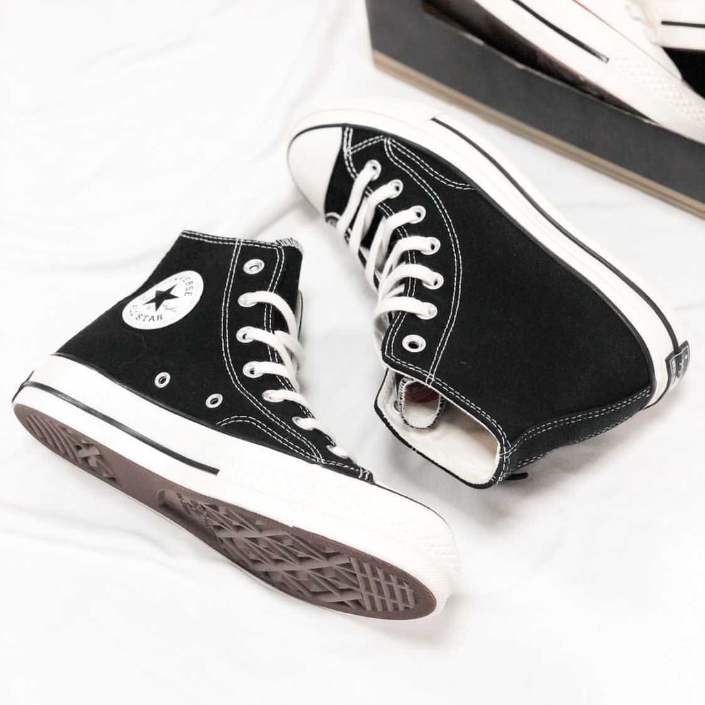 Giày cổ cao, thấp có đủ màu đen và kem