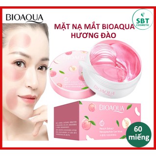 Mặt Nạ Mắt Vị Đào BIOAQUA Hộp 60 Miếng (Hộp Hồng)