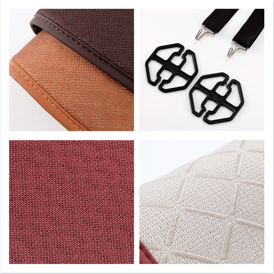 Porsche Đệm Lót Ghế Ngồi Xe Hơi Bằng Vải Lanh Mềm Mại Thoải Mái Thoáng Khí