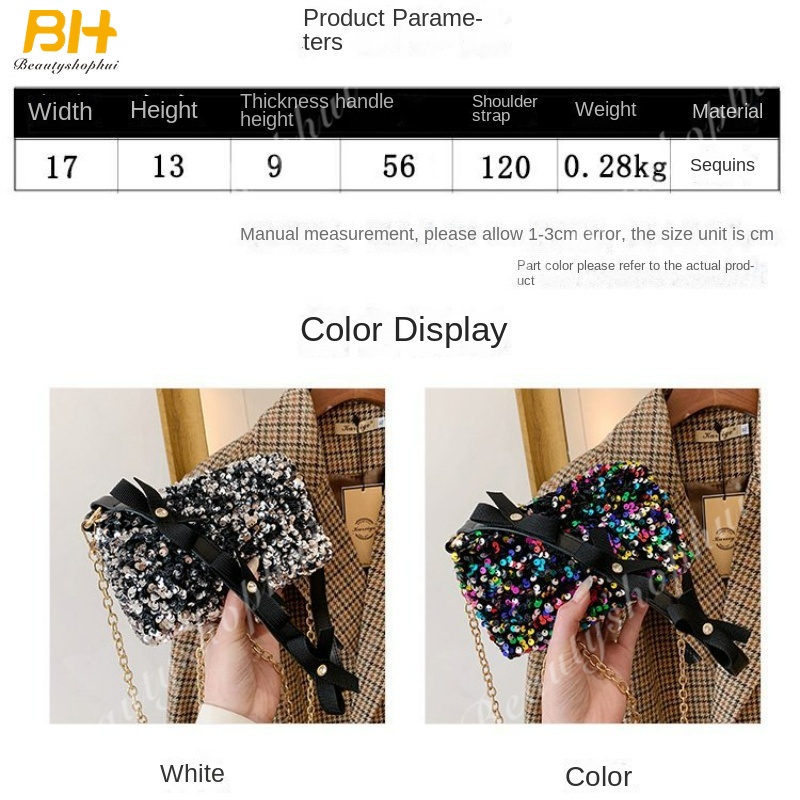 Túi Xách Đeo Vai / Kẹp Nách Đính Kim Sa Nhiều Màu Mới 2022 Cho Nữ