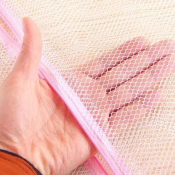 Túi Lưới Giặt Đồ Máy Giặt Đựng Quần Áo Đồ lót có dây rút, khoá kéo