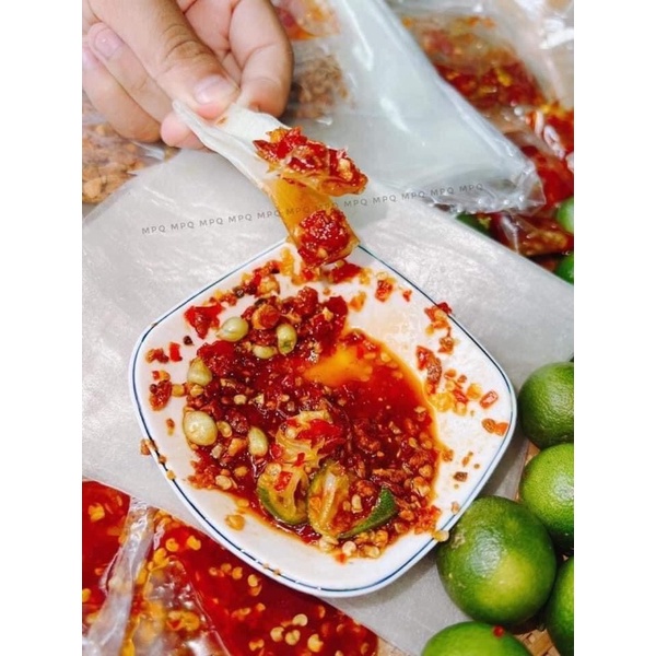 3 bịch bánh tráng phơi sương muối tắc sa tế ớt rim siêu cấp cay