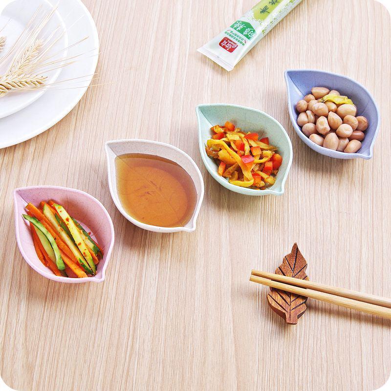 Chén đựng gia vị chấm hình lá