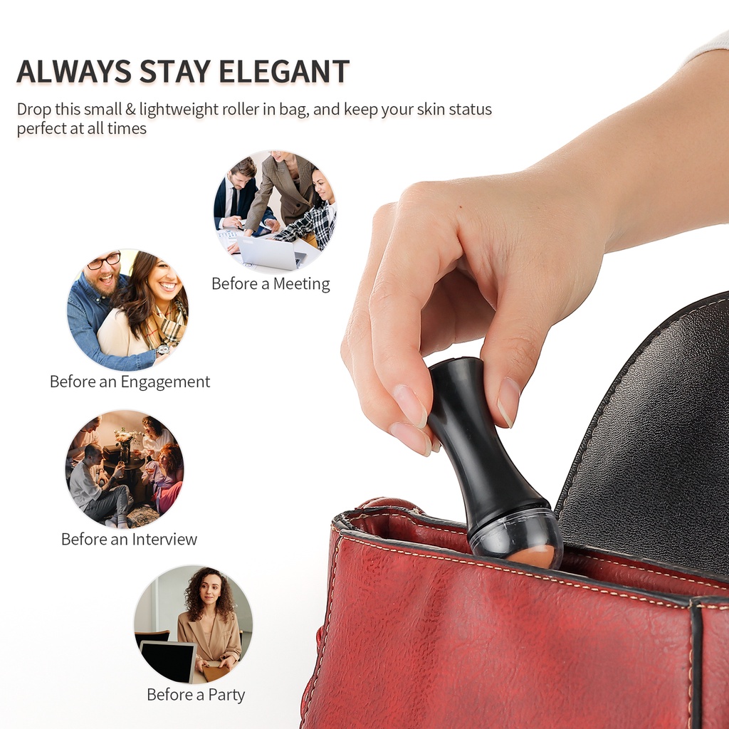 Cây lăn dầu FOREVERLILY hấp thụ dầu bằng đá núi lửa tự nhiên (có thể dùng nhiều lần)