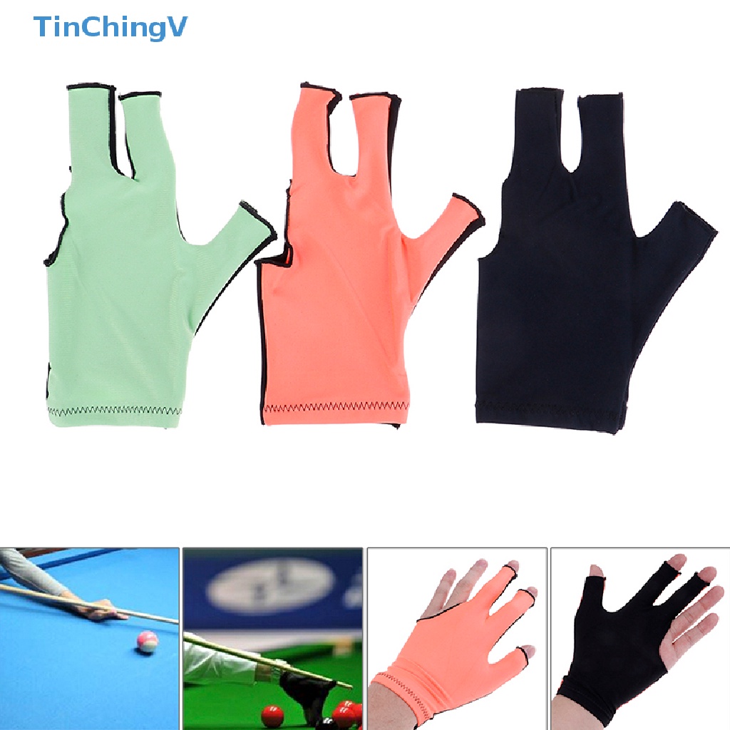 Găng Tay Trái / Phải 3 Ngón Bằng Vải Lycra Cho Bida [Mới]