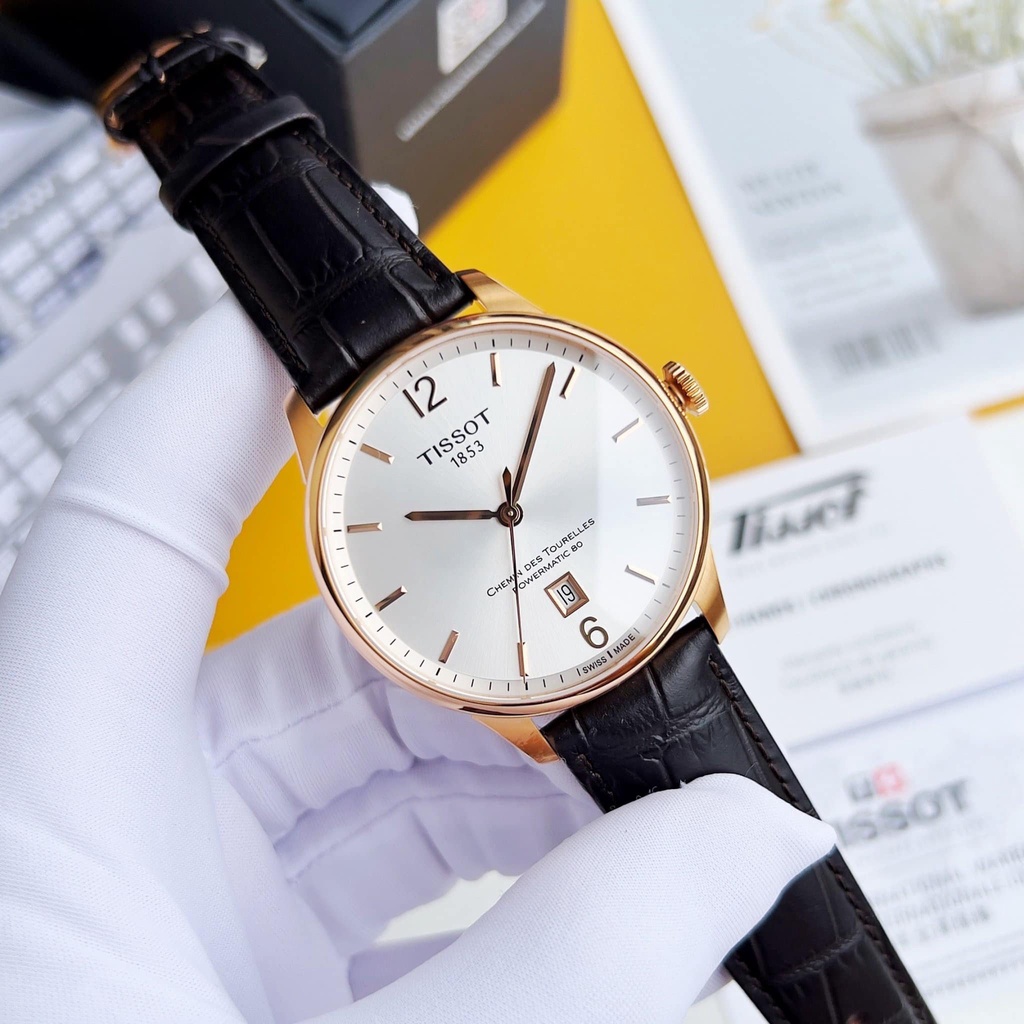 Đồng hồ Nam Thuỵ Sỹ Tissot Chemin des Tourelles Powermatic 80 T099.407.36.037.00