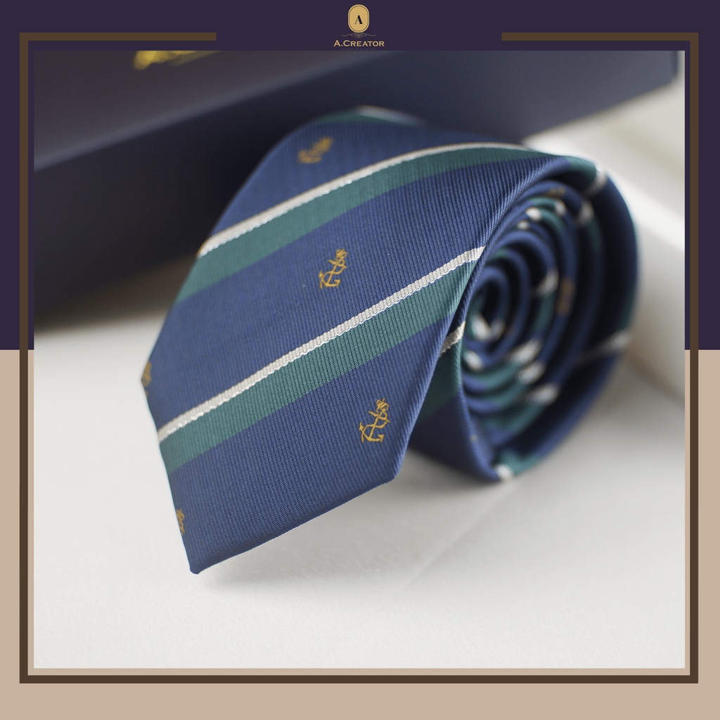 Cà Vạt Cao Cấp, Quà Tặng Nam, Đi Kèm Hộp Đựng, Dành Cho Dân Văn Phòng Chất Liệu Polysilk - Phiên Bản 7cm