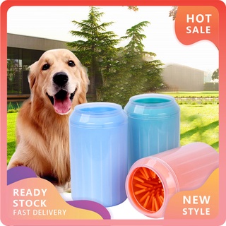 Cốc silicone rửa chân cho thú cưng nhỏ gọn