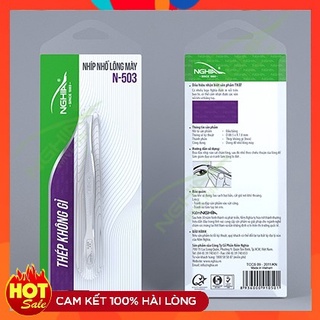 Nhíp nhổ lông mày, nhổ tóc N-503 Kềm Nghĩa chính hãng