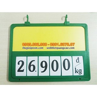 KHUNG BẢNG GIÁ SỐ LẬT A4, KHUNG BẢNG GIÁ SỐ LẬT QUẦY RAU, KHUNG BẢNG GIÁ SỐ LẬT