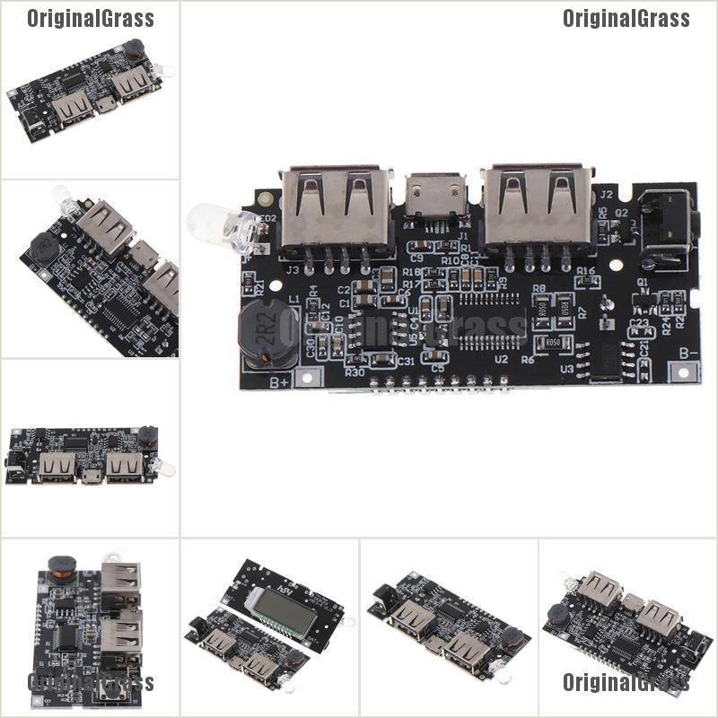 Bo Mạch Sạc Dự Phòng Pcb 5v 1a 2.1a 2 Cổng Usb