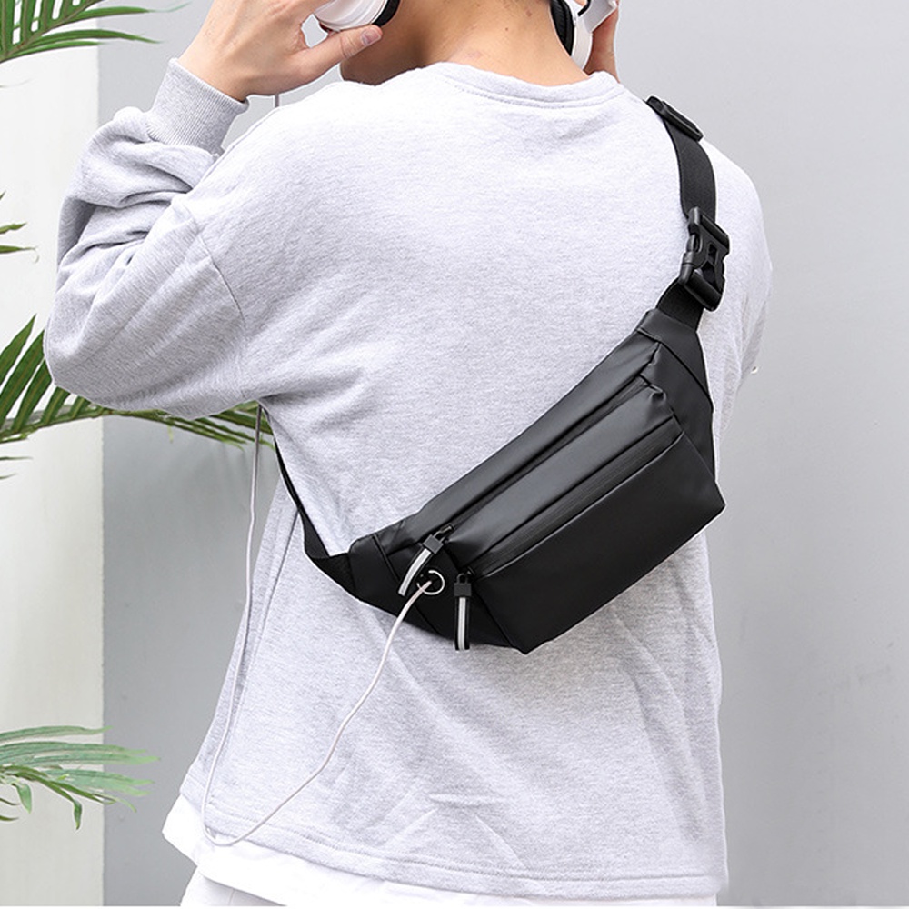 Túi Bao Tử Chống Nước Có Thể Đeo Chéo Đeo Hông Siêu Nhẹ Cho Nam Nữ Kiểu Dáng Thể Thao Phong Cách Hàn Quốc