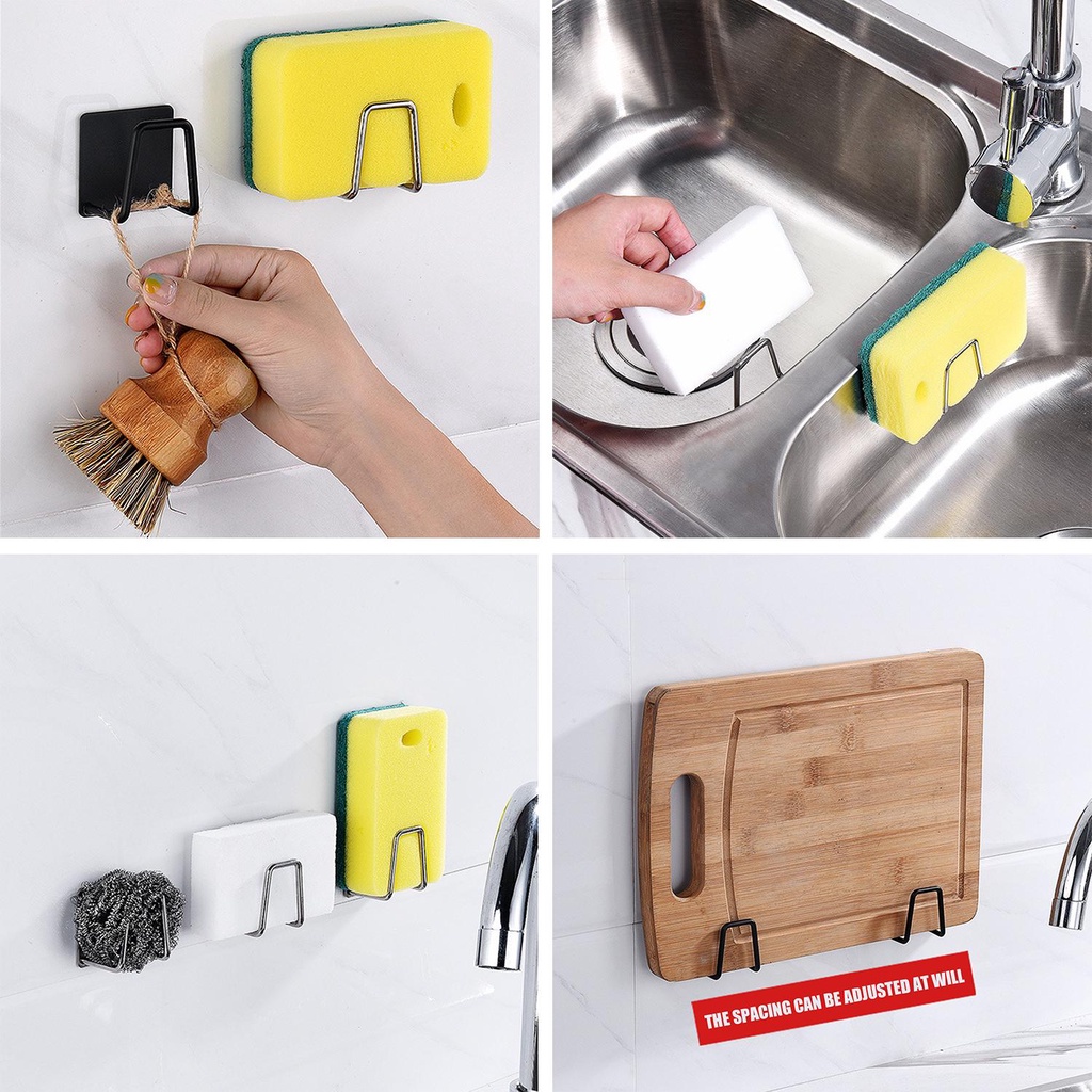 DORAW Giá Đỡ Mút Rửa Chén Bằng Thép Không Gỉ