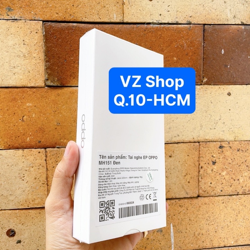 Chính hãng nguyên seal-Tai nghe nhét tai có dây Oppo O-Fresh MH151 bảo hành 1 tháng