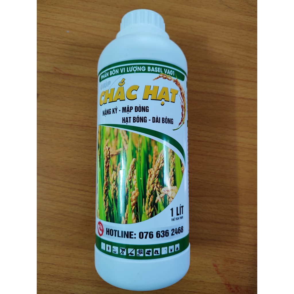 CHẮC HẠT CHAI 1 LÍT- phân bón vi lượng cho lúa